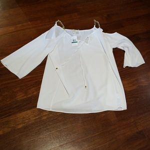 MICHAEL KORS, white blouse